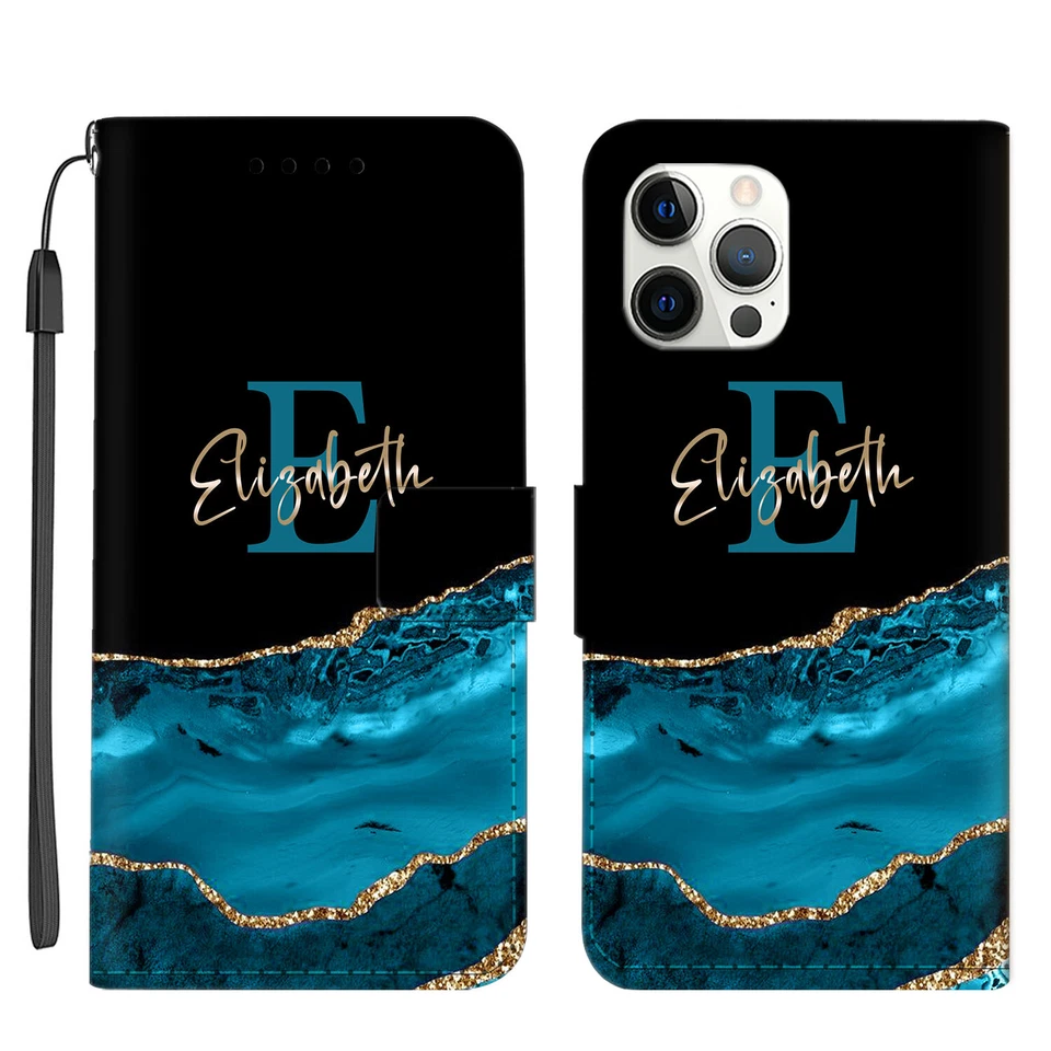 Funda Personalizada Para iPhone 16 Pro Max 15 14 13 12 Cartera Cuero Teléfono Cubierta Foto 4 de 4