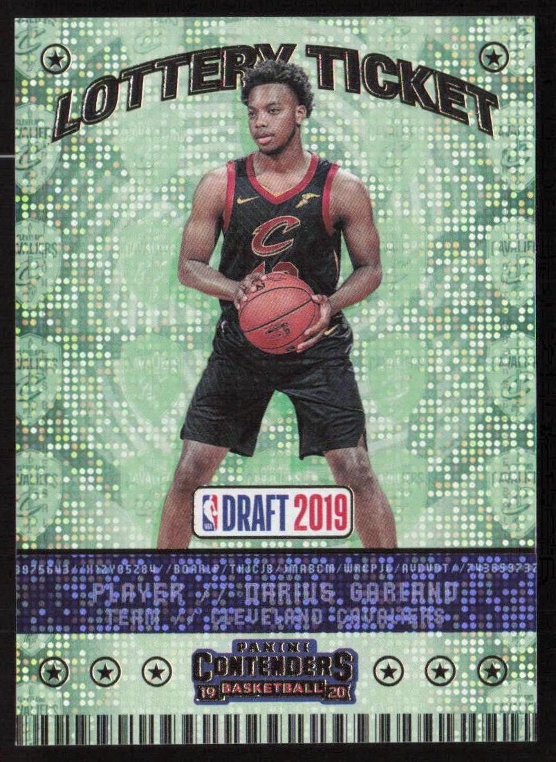 2019-20 Panini Contenders Lottery Ticket Darius Garland #5 2019-20 Panini Contenders Lottery Ticket Darius Garland #5