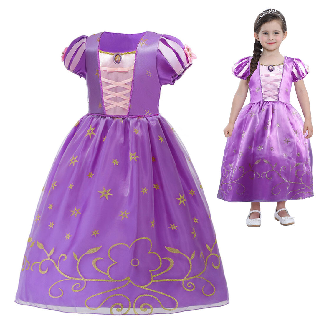 Sleeping Beauty Kids Girls Fancy Dress Up Princess Party Costume Cosplay UK eBay