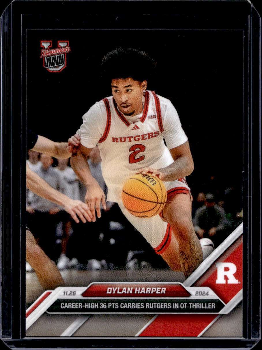 2024-25 Bowman U Now Topps #18 Dylan Harper Base Card (Qty)