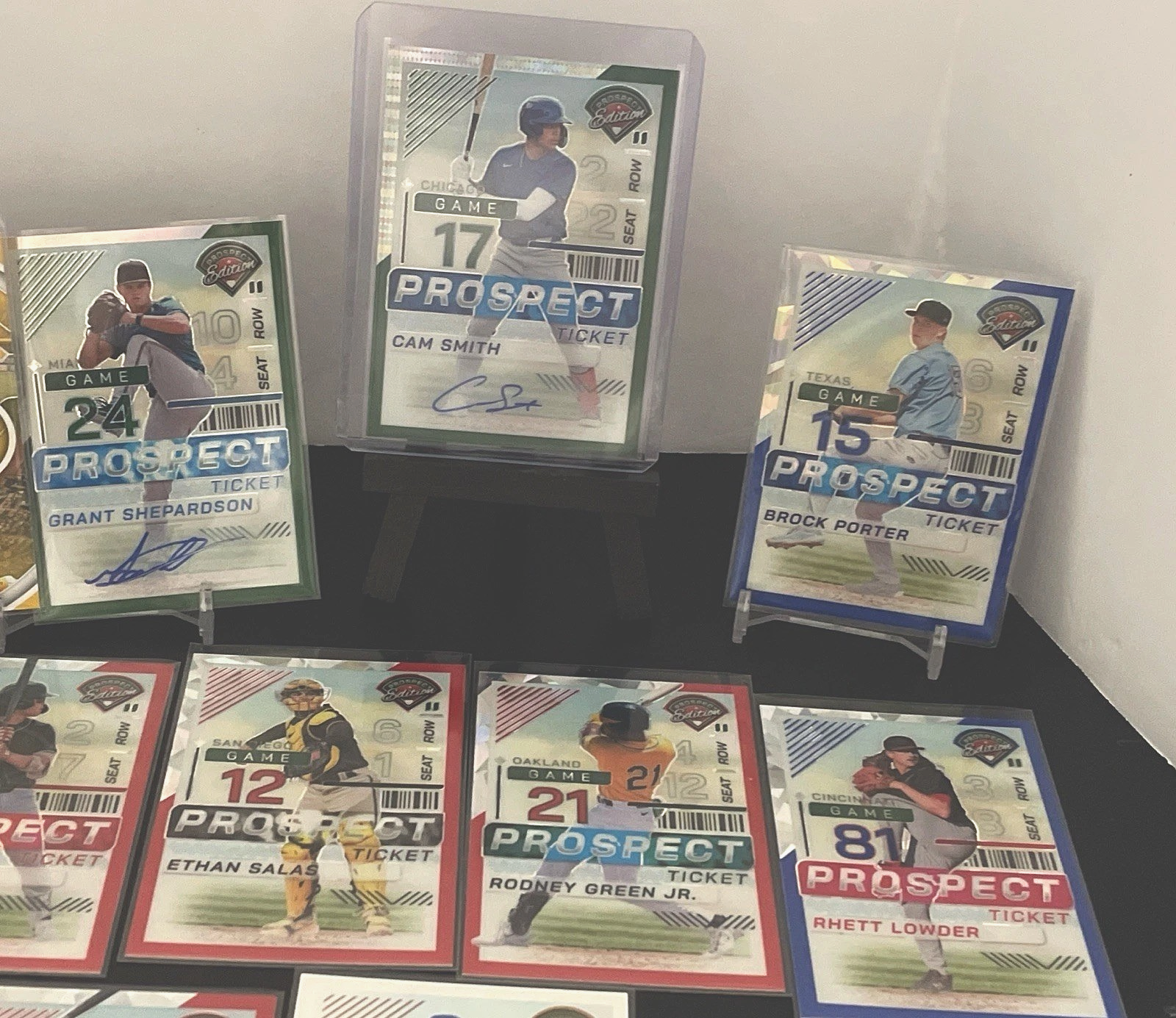 Cam Smith 25 Prospect Auto x12 Lot SSP Mix Hits Chase Details