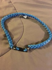TORONTO BLUE JAYS Triple Rope Titanium Team Necklace 22