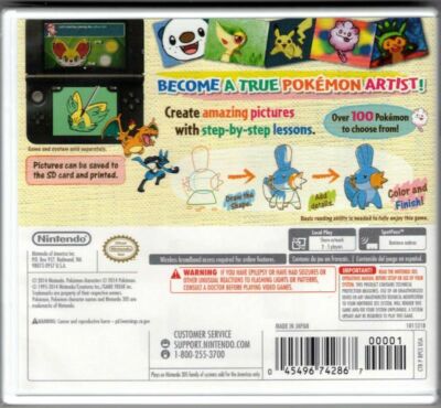 Pokemon Art Academy 3DS (Brand New Factory Sealed US Version