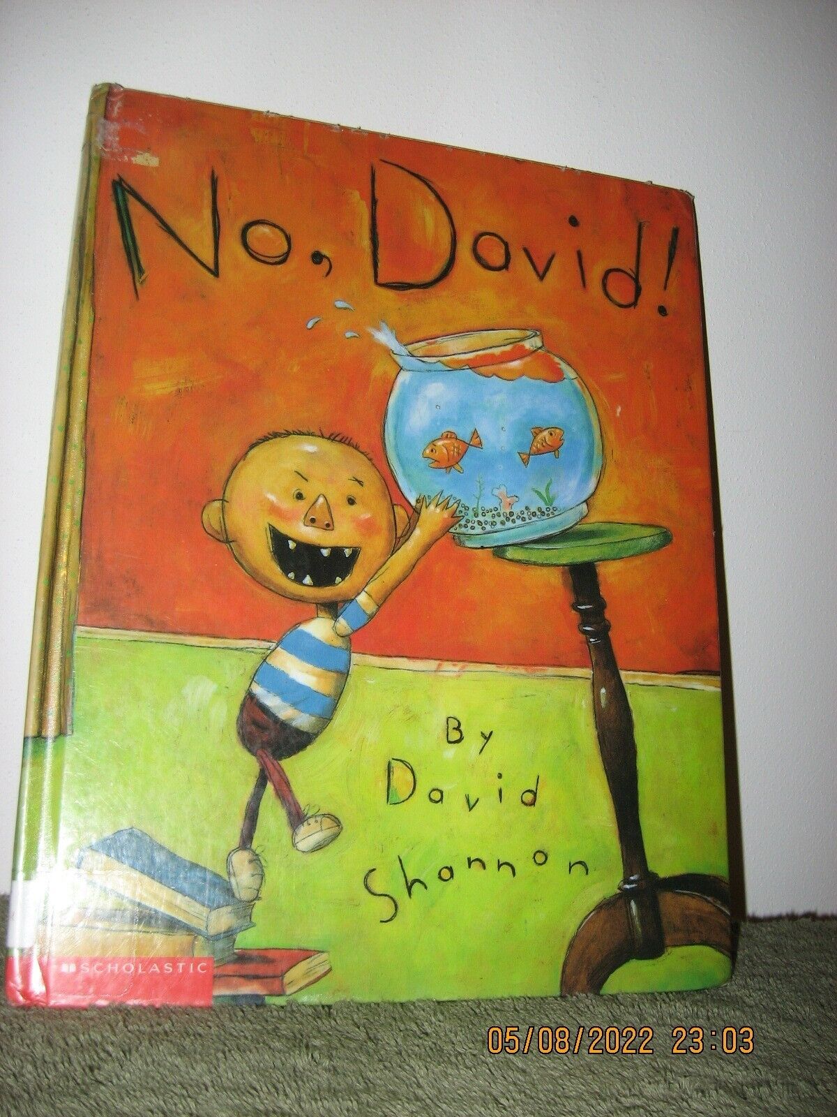 No, David David Shannon Artwork Autographed Author First Edition RARE