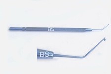 TITANIUM Kuglen Iris Hook and Lens Manipulator push-pull model 2 PIECE 