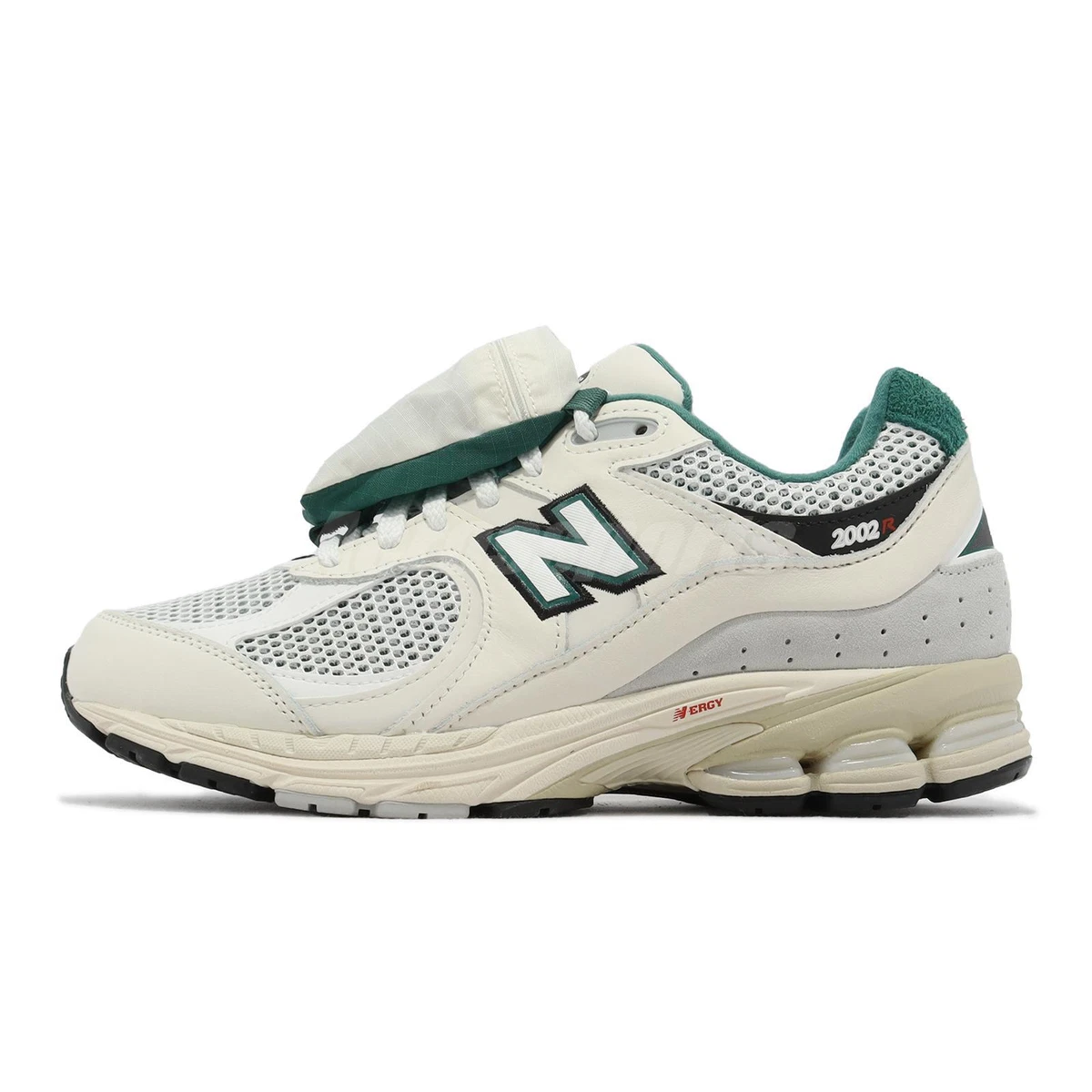 New Balance 2002R NB Ivory White Green Men Unisex Casual Lifestyle