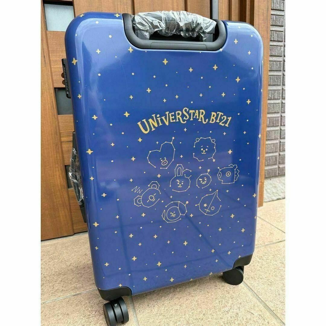 BTS BT21 TATA LINE Friends Suitcase 24 inch Official Kpop idols