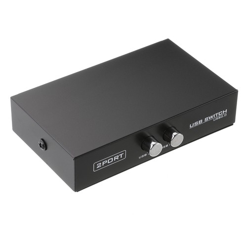 2 Port USB 2.0 Sharing Switcher Adapter Switch Box For PC Scanner Printer - Picture 5 of 6