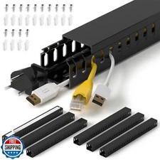 94.5in(6X L15.7in) Professional Server Rack Cable Management Raceway, H1.4 x 