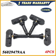 4X 56029479AA TPMS For Jeep Wrangler Grand Cherokee Dodge Tire Pressure Sensor