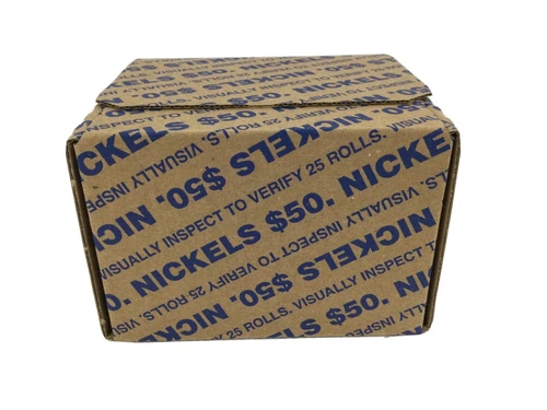 2023 D JEFFERSON NICKELS BANK BOX 25 UNCIRCULATED ROLLS