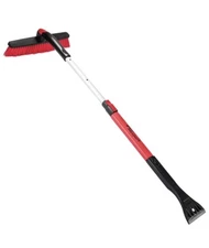 Car Snow Brush / Ice Scraper Extendable With Foam Grip. Brush end is damaged.