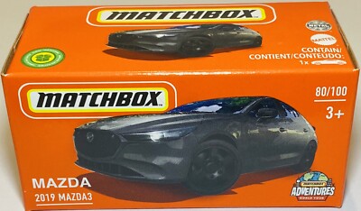Matchbox 2019 Mazda 3 Graphite Black 2022 New | eBay