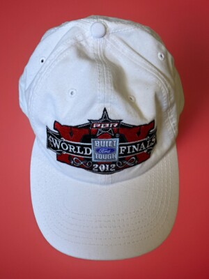 PBR 2012 PROFESSIONAL BULL RIDING WORLD FINALS LAS VEGAS ADJUSTABLE WHITE CAP