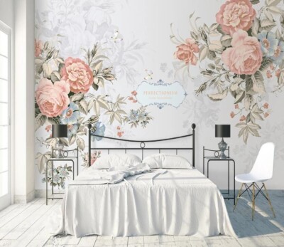 3D Retro Peony ZHUA26483 Wallpaper Wall Murals Removable Self-adhesive Ann