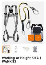 Working at Heights Kit 3 WAHKIT3 Safety Harness Kit