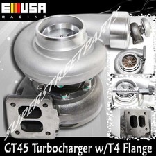 Emusa Huge Gt45 Turboturbocharger 600hp Boost Universal T4t66 3.5 Vband 1.05
