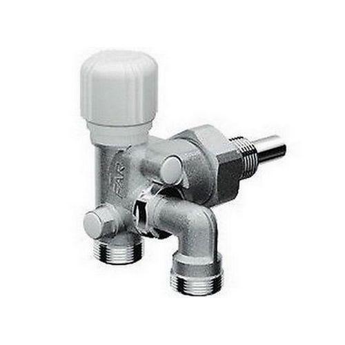 1428 150SG18 Valvola MONO-BITUBO termostatizzabile cromata 1"SX GOMMA FAR