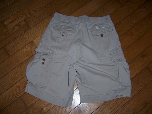 POLO RALPH LAUREN CLASSIC CHINO CARGO SHORTS 32" W TAN KHAKI MSRP $79.50 - Picture 3 of 3
