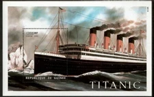 Guinea-Conakry 1998 - Ships Titanic - Souvenir Stamp Sheet - MNH