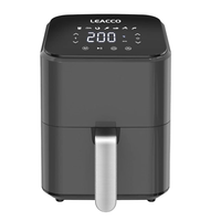 HeißLuftfritteuse 1200W Airfryer 3.5L 40-200°C Fritteuse Mini Backofen HeißLuft