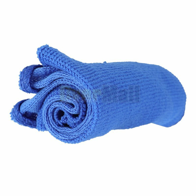 10pcs Microfiber Cleaning Cloth No-Scratch Rag Car Polishing Detailing Towel for Auto Shops Mechanics ,and Car Wash,, Size: 11 x 11, Blue