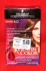 Schwarzkopf Keratin Color Permanent Anti-Age Hair Color ~ 4.0 Cappuccino ~1 KIT