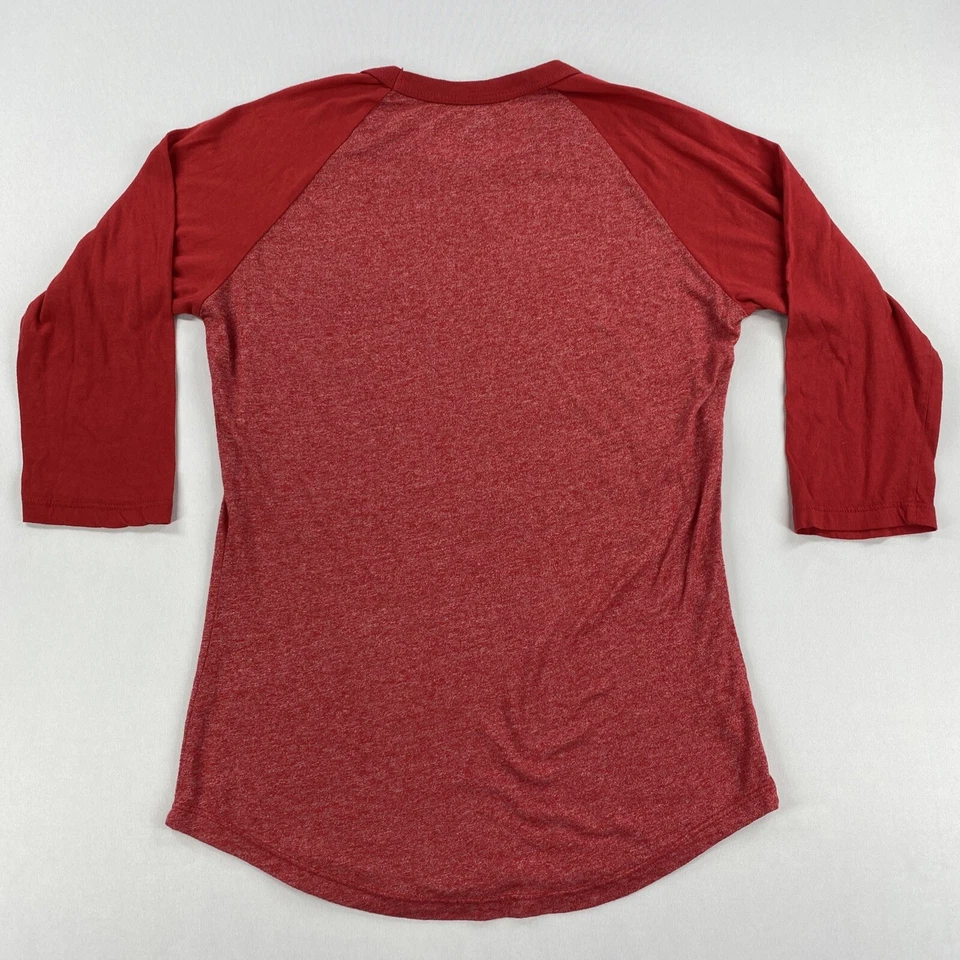 Majestic Threads Womens MLB Washington Nationals Shirt 3/4 Sleeve Size Small - Image 2 of 4