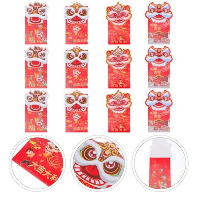 12 Pcs Festival Hongbao Geld Pakete Hong Bao Geld Festival Geld Umschläge