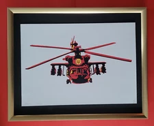 Death NYC Large Framed 16x20in Pop Art Certified Chupa Chups Helicopter ^