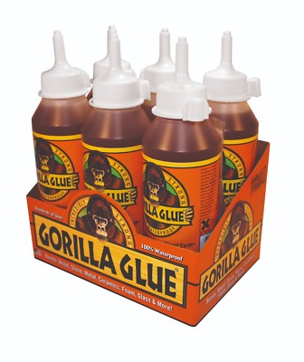 6 x Gorilla Glue 236ml Multi Purpose 100% Waterproof All Weather Adhesive 