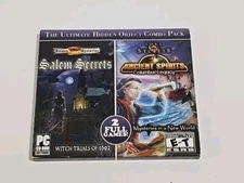HIDDEN MYSTERIES: SALEM SECRETS & LOST SECRETS: ANCIENT SPIRITS (PC 2011) SEALED