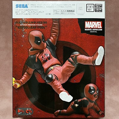 MARVEL ACT/CUT フィギュア デッドプール スパイダーマン 2体