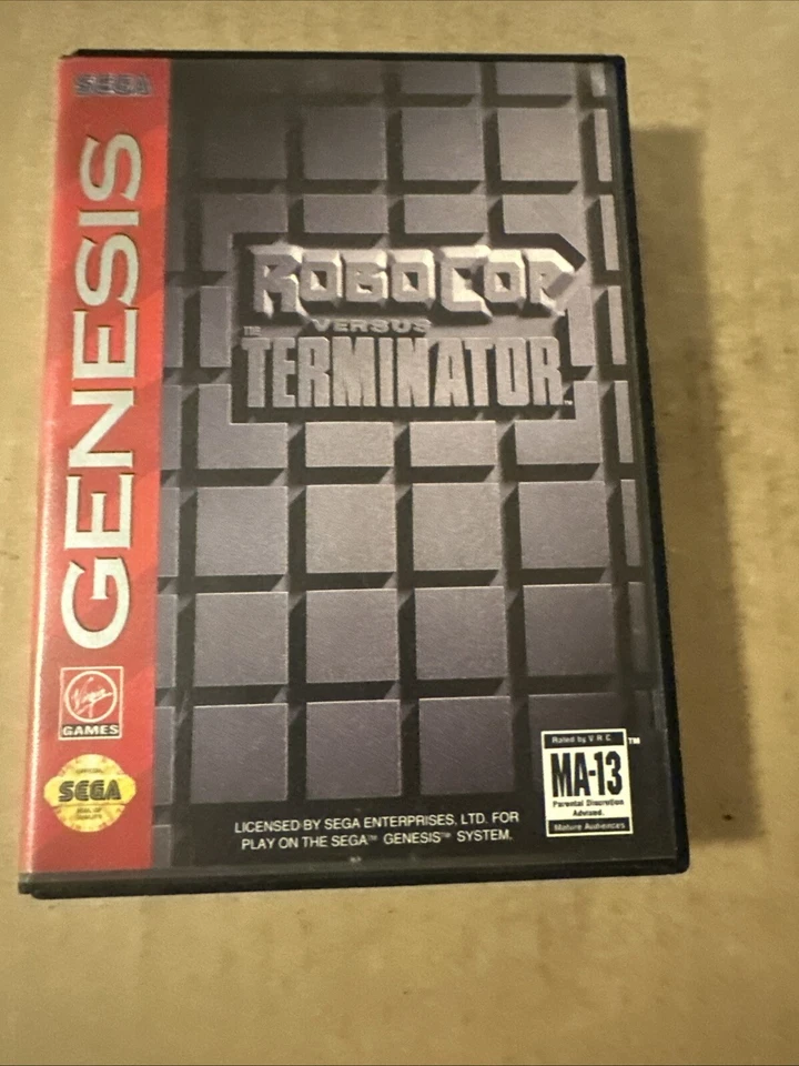 RoboCop vs. The Terminator (Sega Genesis) No Manual Tested Cart Video Game - Image 3 of 4