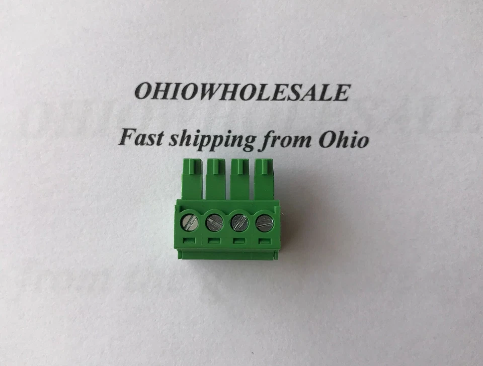 4 Poles 3.81mm Replacement Plug for Phoenix Contact 1803594 10 Packs (100 plugs) - Image 2 of 4