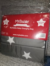 my babiie grey stars 5 in 1 baby changing bag