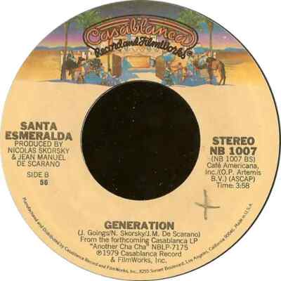 Santa Esmeralda Another Cha-Cha Vinyl Single 7inch Casablanca Records