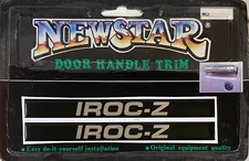 Door Handle Insert Accent Trim IROC CAMARO 1985 1986 1987 1988 1989 1990 85 90