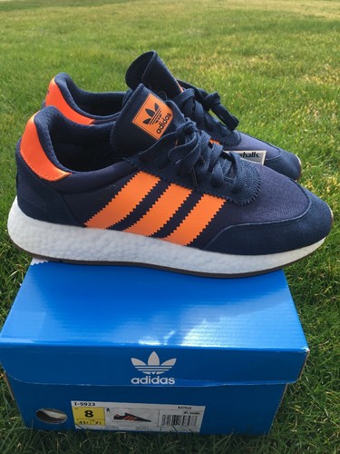 Adidas I-5923 Boost - Navy/Orange - Men 