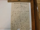 Civil War Document- US Military Telegraph 10/21/63 General Ingalls Forage