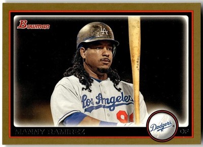 2010 Bowman #178 Manny Ramirez Gold