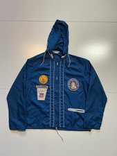 Vintage 70s Los Angeles Rifle Revolver Club Windbreaker Hooded Zip Jacket Sz.L