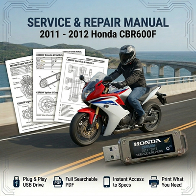 HONDA CBR600F 2011 2012 SERVICE REPAIR SHOP MANUAL ON USB | eBay