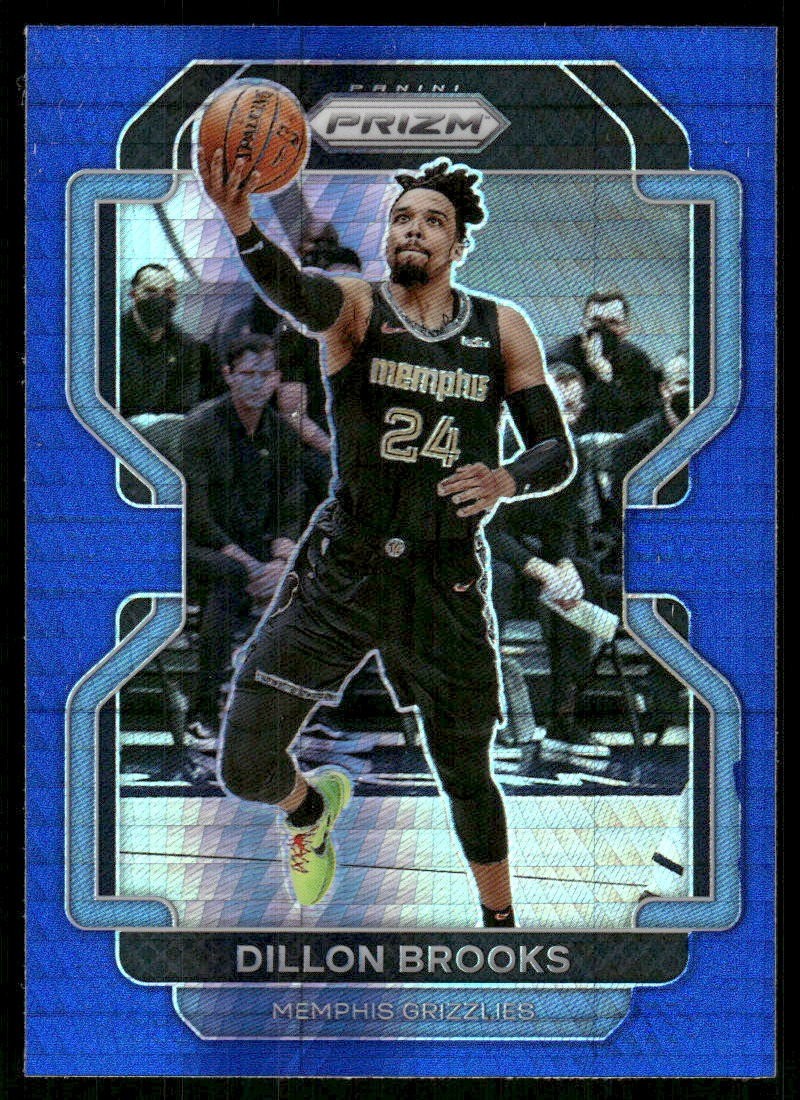 2021-22 Panini Prizm #202 Dillon Brooks Hyper Blue SSP
