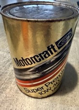 Nos Vintage Motorcraft Super Premium Engine Oil Can Automotive Ford 10w-40 Full Nos Vintage Motorcraft Super Premium Engine Oil Can Automotive Ford 10w-40 Full
