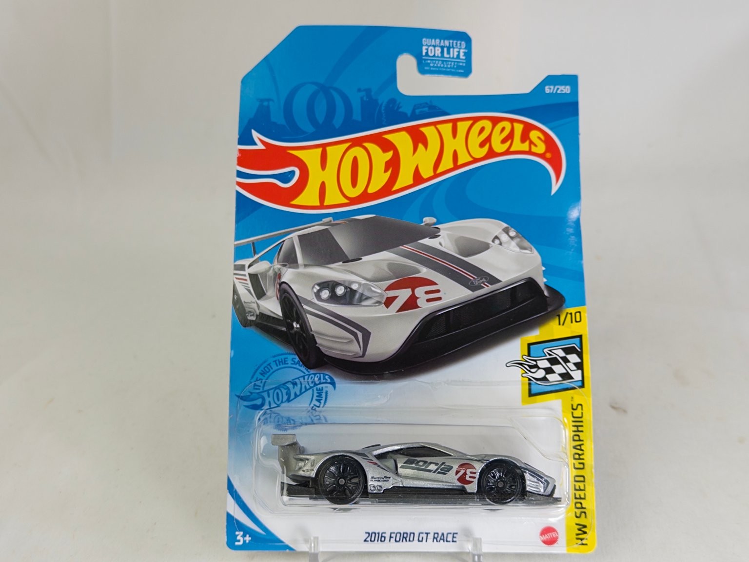 Hot Wheels Ford GT Race 2016 Diecast HW Speed Graphics Racing Car