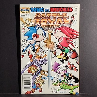 Sonic Vs Knuckles Battle Royal Special #1 Archie Comics 1997 Newsstand Variant