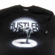 Vintage 90s Hustler Hardcore Stripper Lingerie Girl Graphic T-Shirt XXL Skater