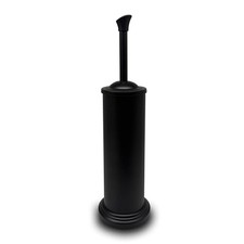 Stainless Steel Toilet Bowl Brush with Holder Metal Bathroom Cleaning Set Rus...