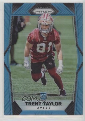 2017 Panini Prizm Rookies Light Blue 29/199 Trent Taylor #268 Rookie RC f1i